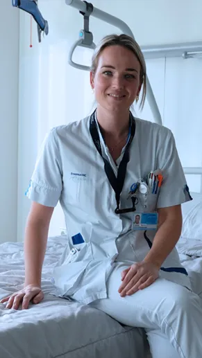 Verpleegkundige Sanne, zorgkern Systeemziekten