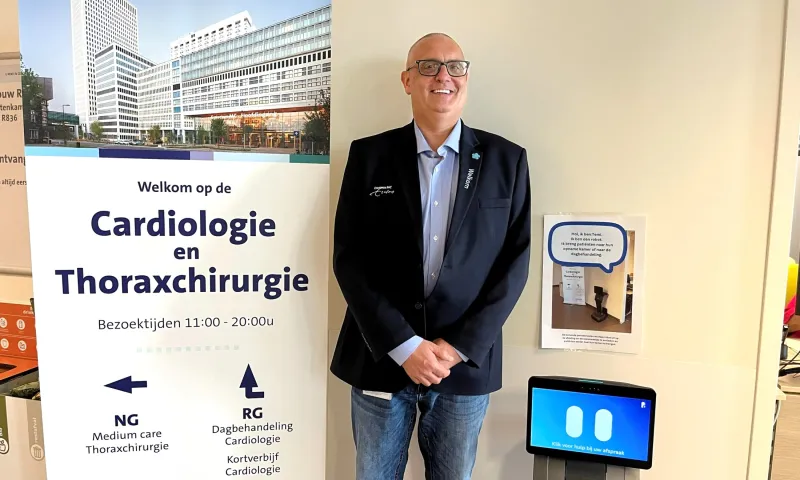 Vrijwilliger Sander, Erasmus MC