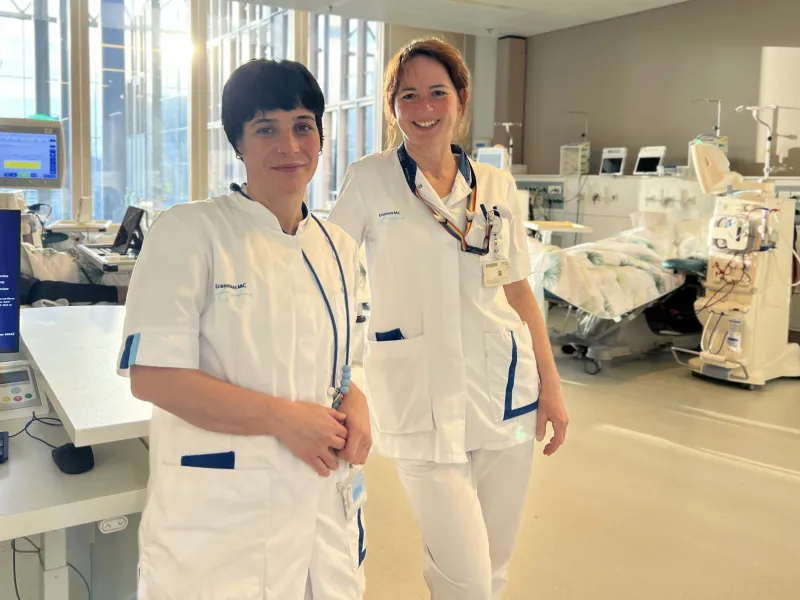 Lucia, Martine, Dialyseverpleegkundigen Erasmus MC