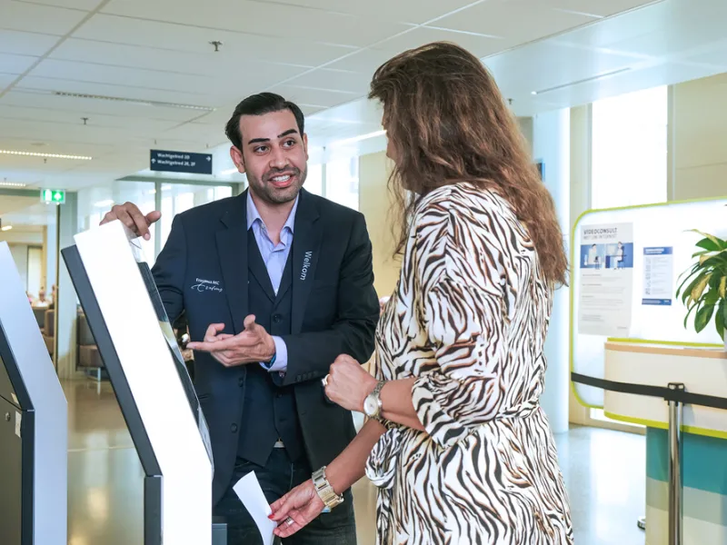 Erfan, vrijwilliger Erasmus MC