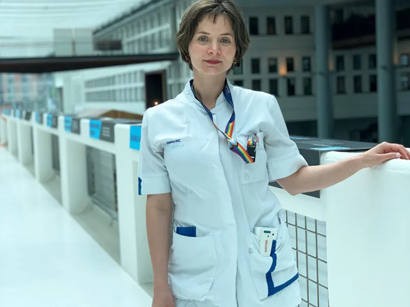 Francis, verpleegkundige vlinderpool