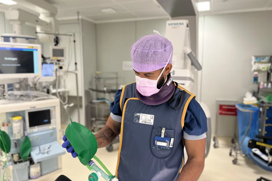 Luis Baptist Herrera, interventiecardiologieverpleegkundige, Erasmus MC