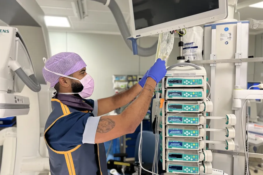 Luis Baptist Herrera, interventiecardiologieverpleegkundige, Erasmus MC