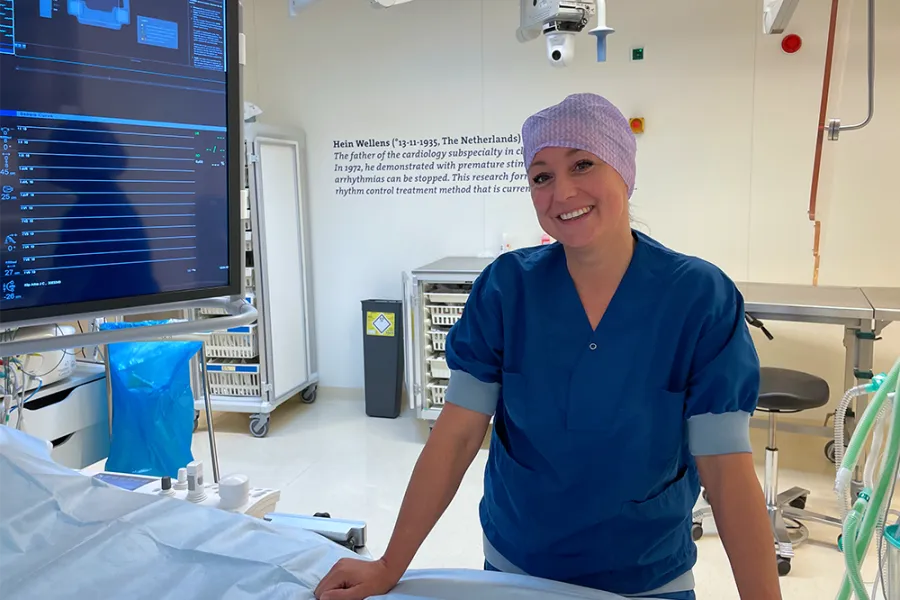 Martine, verpleegkundige Elektrofysiologie