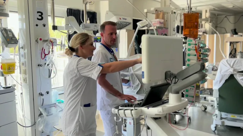 Patrick en Bowien, verpleegkundig specialisten ICN