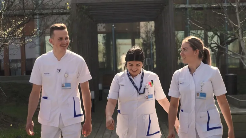 Anton, Kirtsen en Mina, CCU verpleegkundige