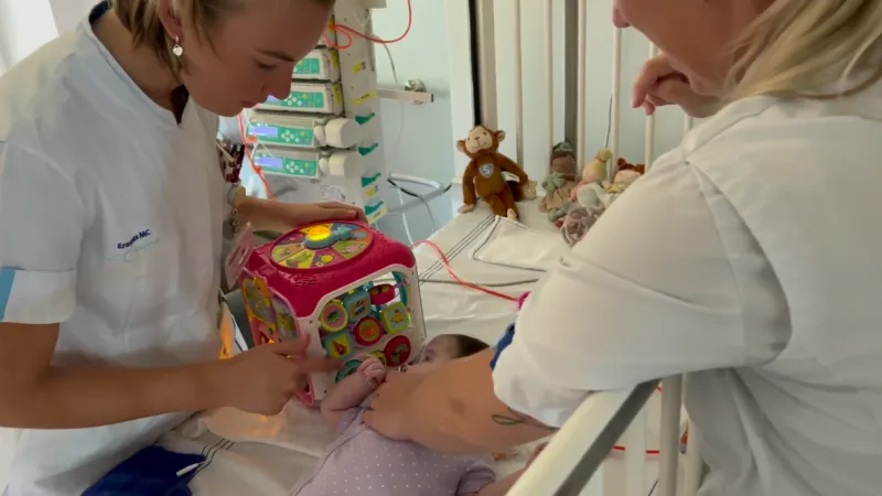 Inez en Denise, kinderverpleegkundigen Kinderthoraxcentrum