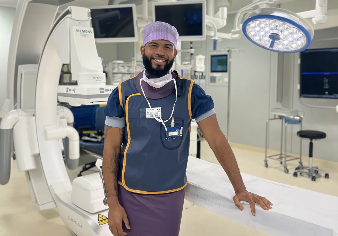 Luis Baptist Herrera, interventiecardiologieverpleegkundige, Erasmus MC