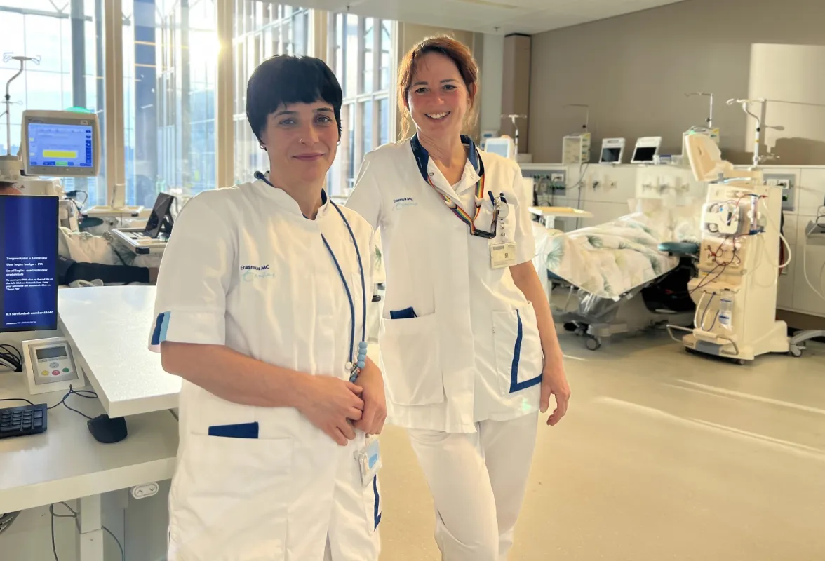 Lucia, Martine, Dialyseverpleegkundigen Erasmus MC