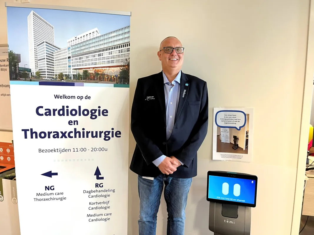 Vrijwilliger Sander, Erasmus MC